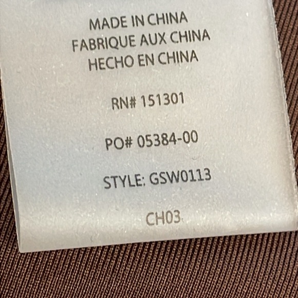 New Good American Ribbed Better Bikini Bottom Swim Cheeky Brown Sz 7 - Picture 9 of 9